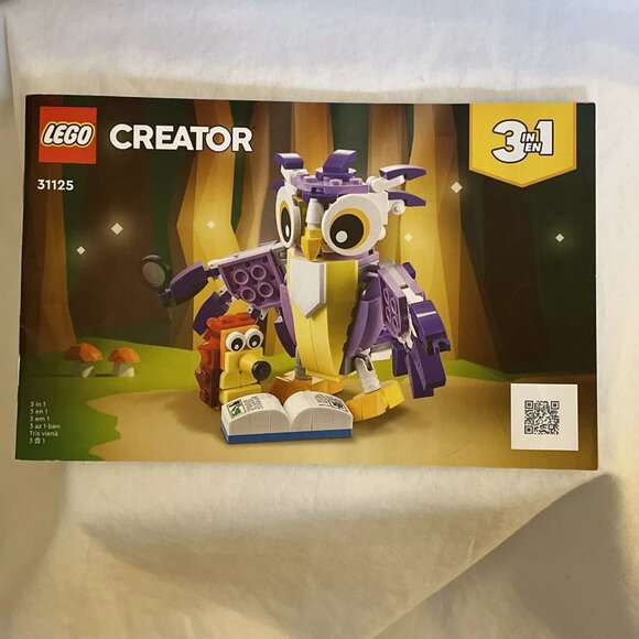 4 Lego Creators Manual ONLY 31125 Alternative Build 3 in 1 - Owl, Squirel 2 Deer - Picture 2 of 7